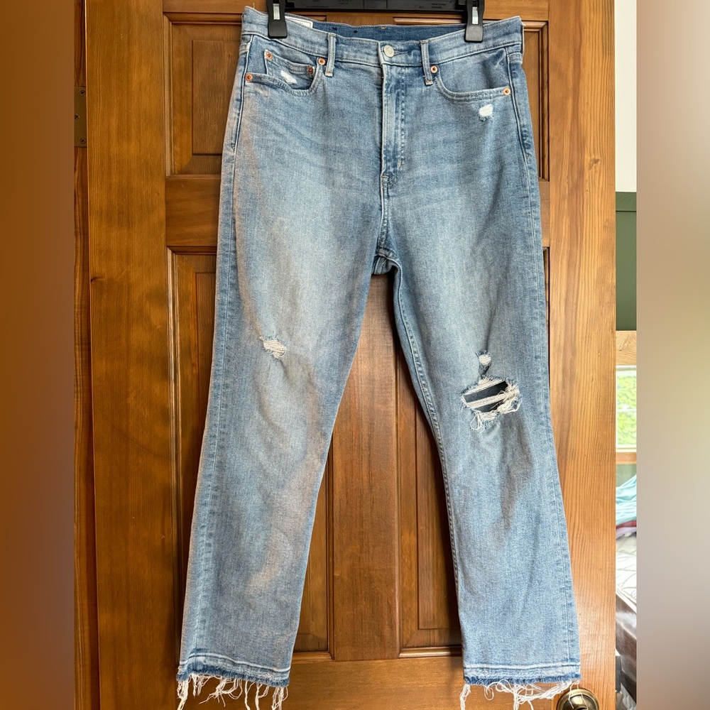 Gap Cigarette High Rise Jeans (short)